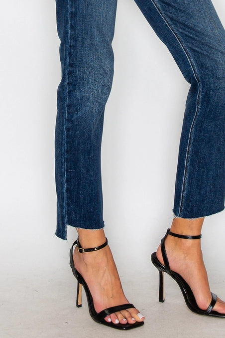 High Rise Straight Jeans