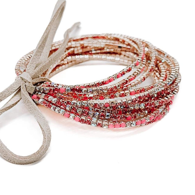 Rhinestone Stretch Bracelet Set