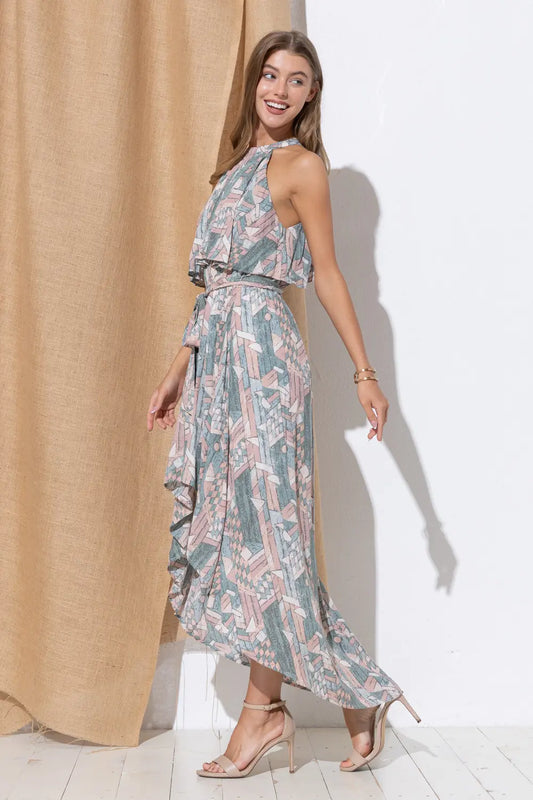 Glass Vintage Maxi Dress