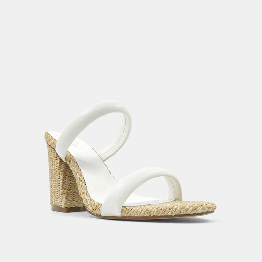 Gardenia Raffia Heels