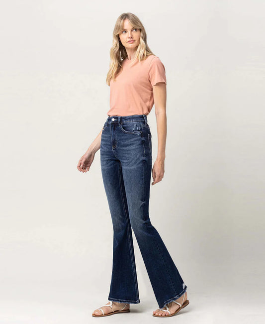 Super High Rise Flare Jean