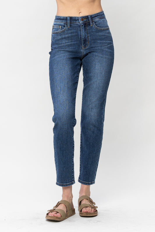 Judy Blue High Waisted Shield Back Pocket Slim Jeans