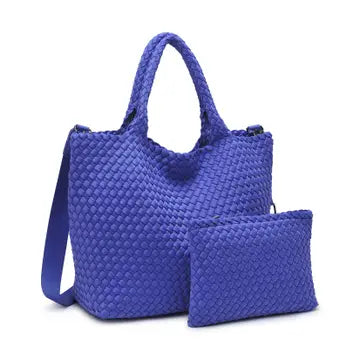 Sky's The Limit - Medium Woven Neoprene Tote