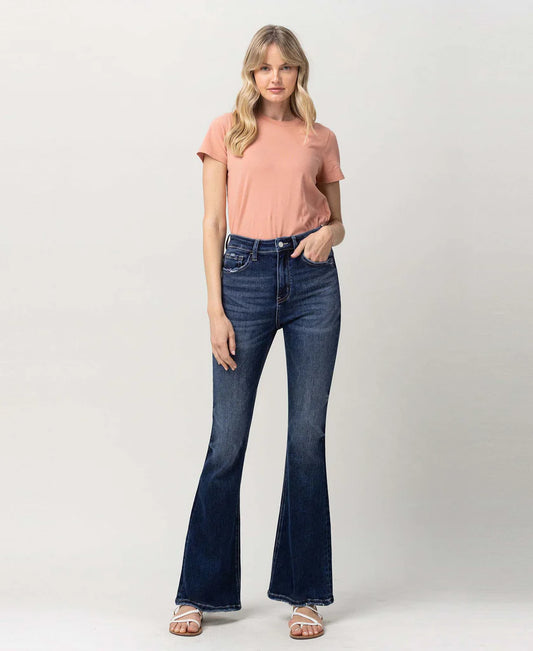 Super High Rise Flare Jean