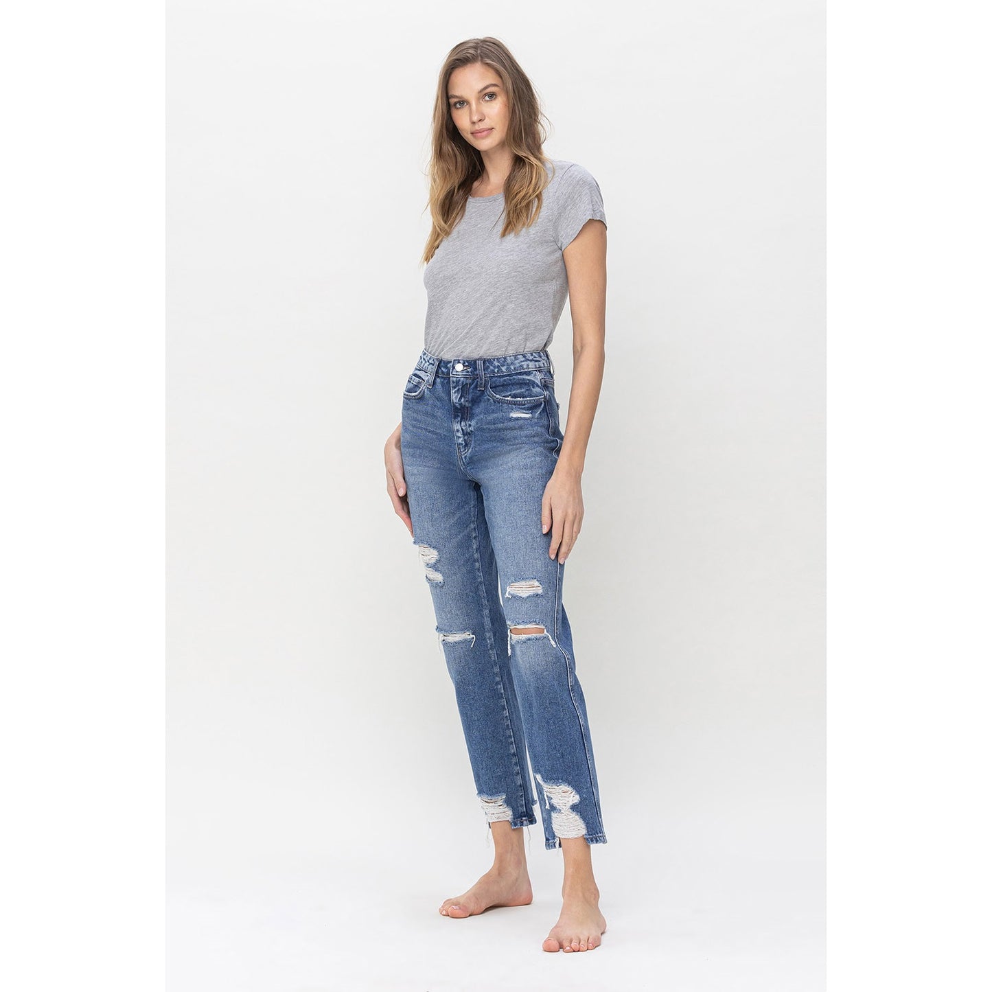 Ultra High Rise Straight Jean